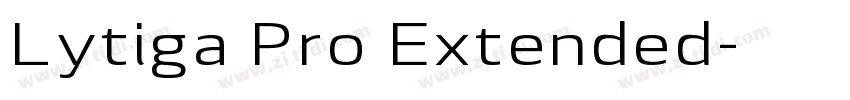 Lytiga Pro Extended字体转换